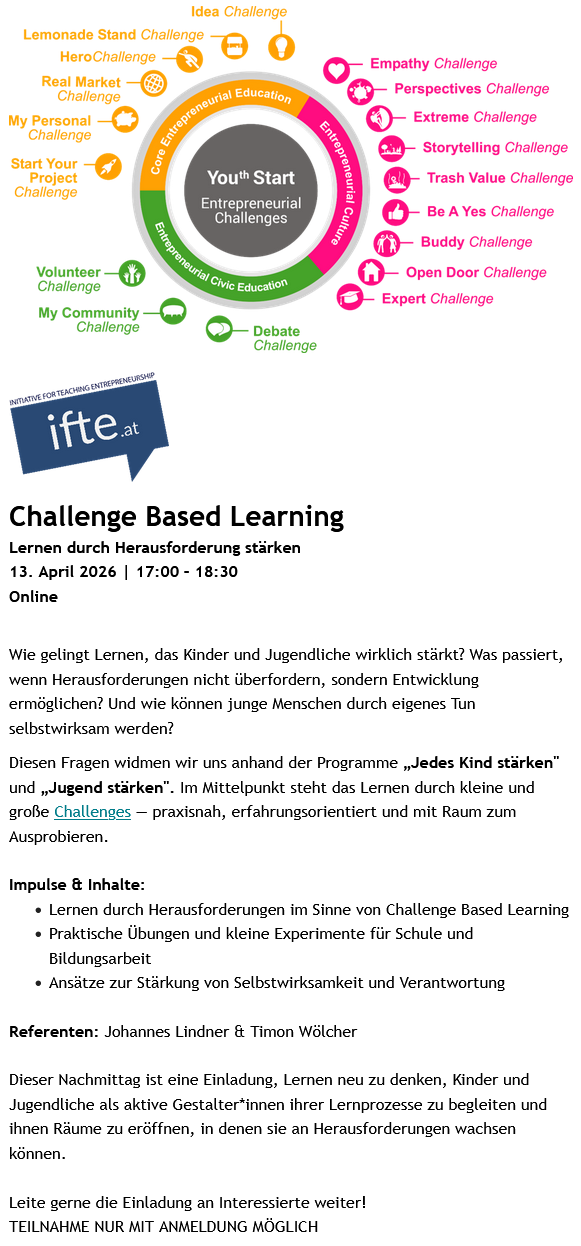 Termine Challenge Based Learning