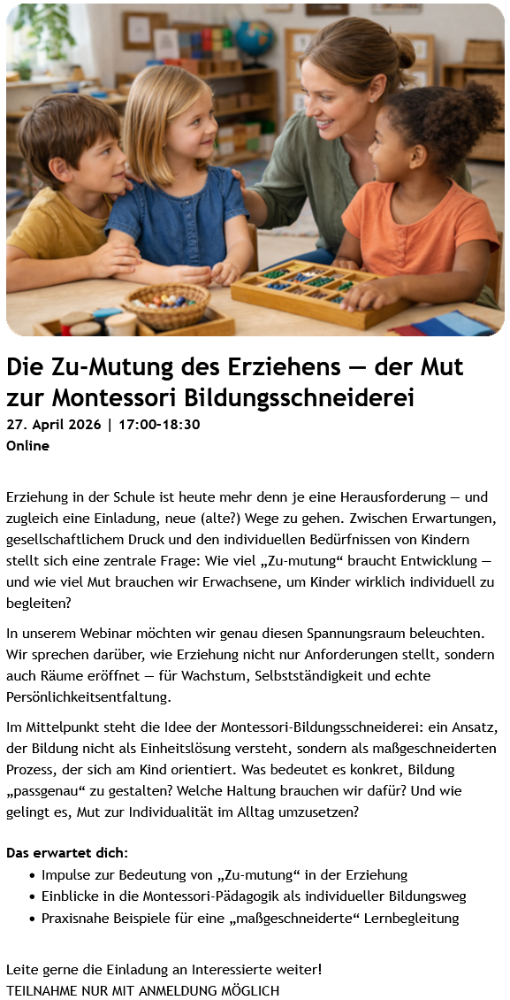 Termine Die Zu Mutung des Erziehens Einladung