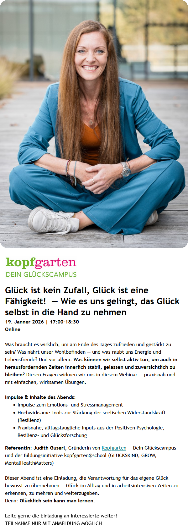Kopfgarten dein Glueckscampus