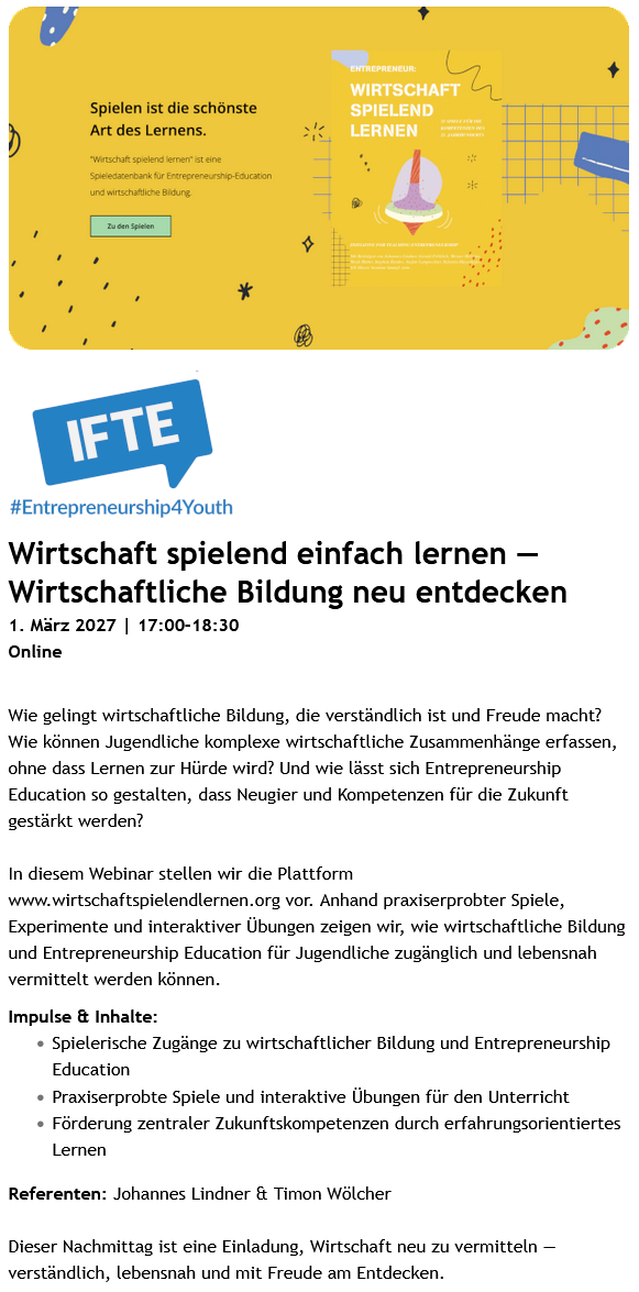 wirtschaft ifte